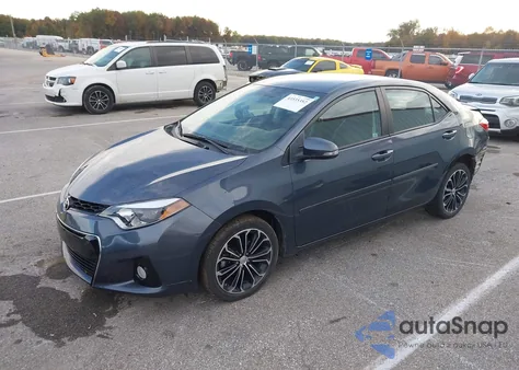 2016 Toyota Corolla S Plus from USA, damaged, VIN 2T1BURHEXGC640539